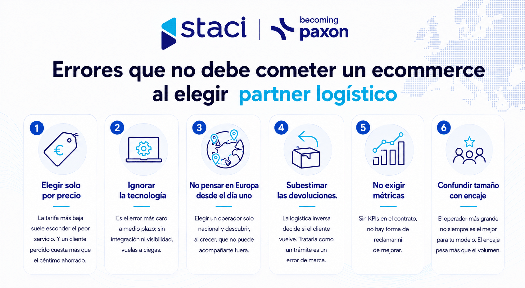 Cómo elegir un operador logístico para ecommerce para vender en España y Europa